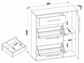 Тумба для обуви ТП-4 в Нижнем Тагиле - nizhniy-tagil.mebel24.online | фото 5
