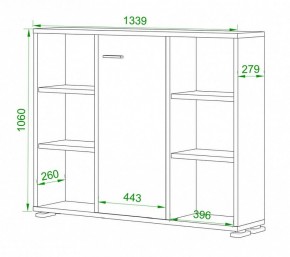 Тумба комбинированная Домино ПУ-60-2 в Нижнем Тагиле - nizhniy-tagil.mebel24.online | фото 2