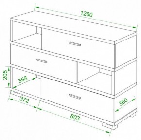 Тумба комбинированная Домино СБ-40/3-ПВК в Нижнем Тагиле - nizhniy-tagil.mebel24.online | фото 2