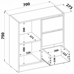 Тумба комбинированная Т-1 в Нижнем Тагиле - nizhniy-tagil.mebel24.online | фото 4