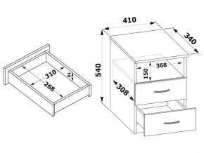 Тумба КТ-09.1 в Нижнем Тагиле - nizhniy-tagil.mebel24.online | фото 2