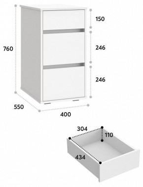 Тумба Оскар в Нижнем Тагиле - nizhniy-tagil.mebel24.online | фото 3