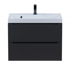 Тумба под раковину Uperwood Tanos 70 см, подвесная, черная матовая в Нижнем Тагиле - nizhniy-tagil.mebel24.online | фото 9