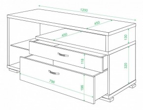 Тумба под ТВ Домино ТК-10 в Нижнем Тагиле - nizhniy-tagil.mebel24.online | фото 2