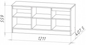 НИЦЦА-9 Тумба под ТВ (НЦ.09) в Нижнем Тагиле - nizhniy-tagil.mebel24.online | фото 2