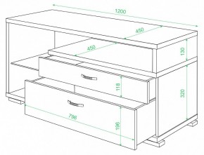 Тумба под ТВ ТК-10 М в Нижнем Тагиле - nizhniy-tagil.mebel24.online | фото 2