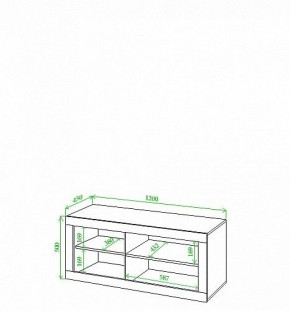 Тумба под ТВ Toivo Кон120 в Нижнем Тагиле - nizhniy-tagil.mebel24.online | фото 2