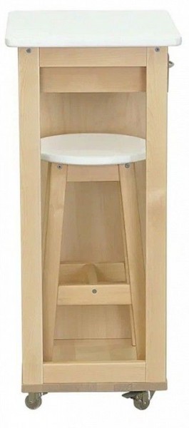 Тумба с табуретом Мебелик в Нижнем Тагиле - nizhniy-tagil.mebel24.online | фото 2