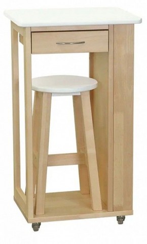 Тумба с табуретом Мебелик в Нижнем Тагиле - nizhniy-tagil.mebel24.online | фото 7