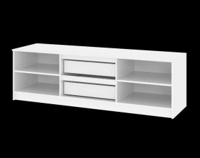 Тумба ТВ большая Парус (Белый/Графит) в Нижнем Тагиле - nizhniy-tagil.mebel24.online | фото 5