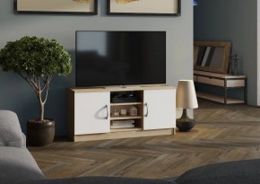 Тумба ТВ Лофт (Дуб Сонома/Белый) в Нижнем Тагиле - nizhniy-tagil.mebel24.online | фото 1