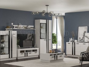 МАГНОЛИЯ Тумба ТВ (Белый глянец/Белый) в Нижнем Тагиле - nizhniy-tagil.mebel24.online | фото 3