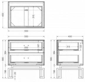 Тумбочка KFG085-NI в Нижнем Тагиле - nizhniy-tagil.mebel24.online | фото 5