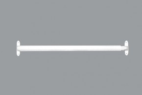 Турник-перекладина раздвиж 600-750мм цв.белый в Нижнем Тагиле - nizhniy-tagil.mebel24.online | фото