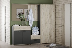 Вешалка НМ 014.16 "Санти" (Крафт Серый) в Нижнем Тагиле - nizhniy-tagil.mebel24.online | фото 2