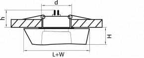 Встраиваемый светильник Lightstar Flutto 006430 в Нижнем Тагиле - nizhniy-tagil.mebel24.online | фото 3