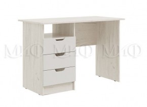 ЮНИОР-4 Стол с ящиками (Шарли Белый) в Нижнем Тагиле - nizhniy-tagil.mebel24.online | фото