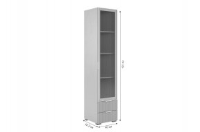 ЗЕФИР Гостиная К1 (белое дерево/белый муар) в Нижнем Тагиле - nizhniy-tagil.mebel24.online | фото 5